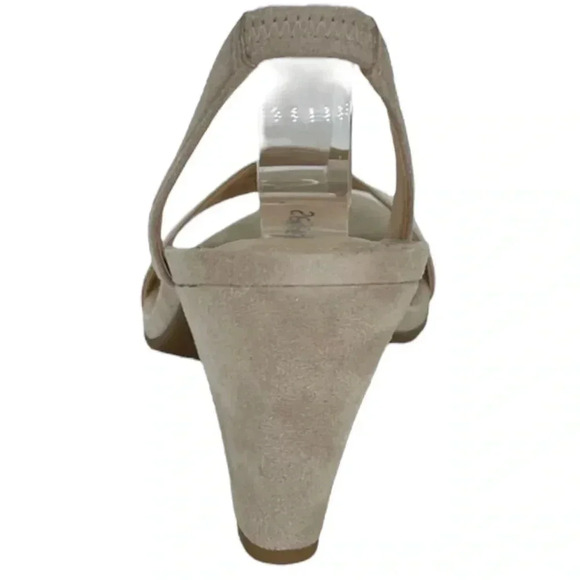 Seven Dials Ramsbury Nude Microfiber Womens Slingback Heels Size 9M - Picture 5 of 10